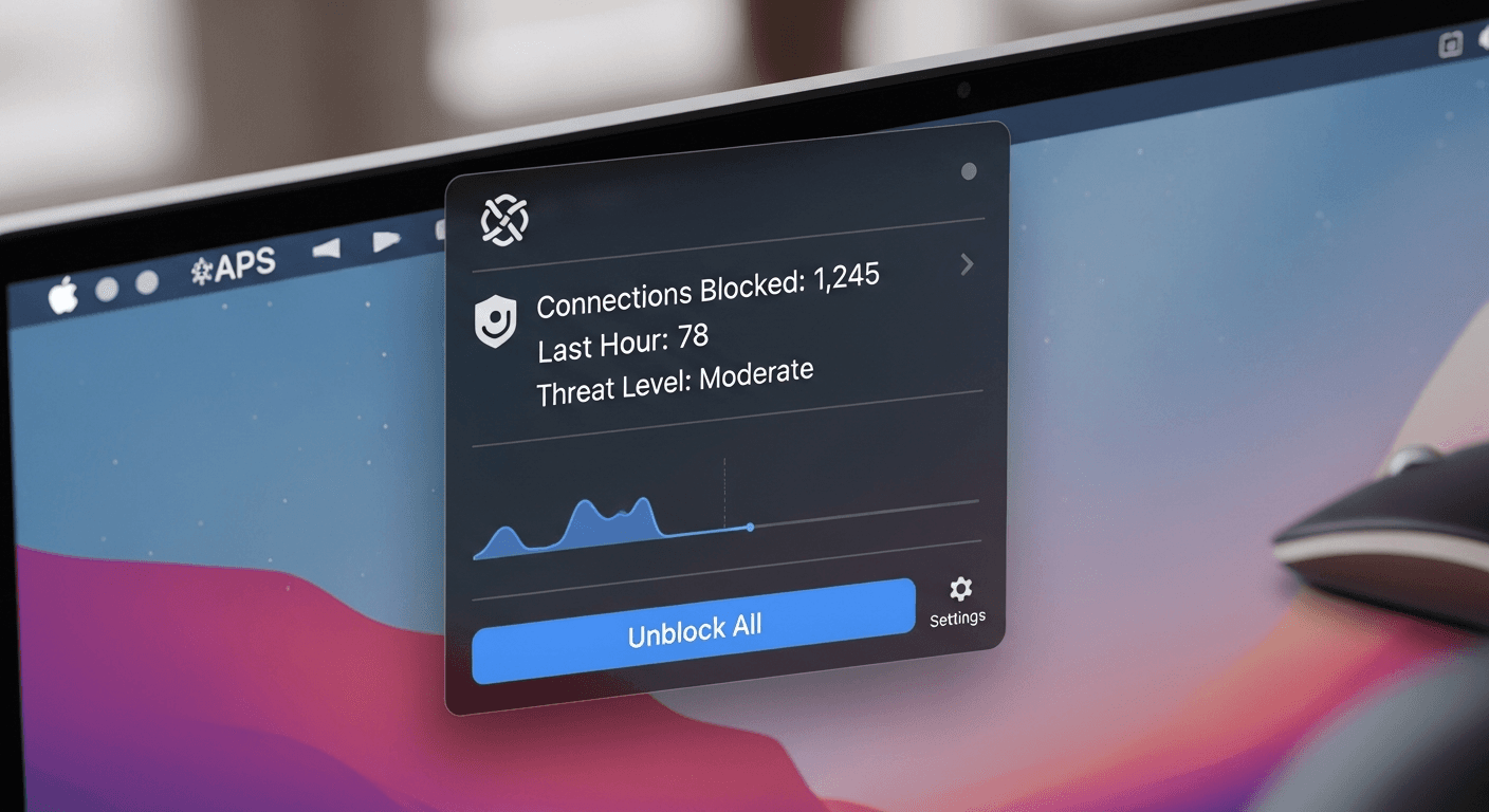 Holeberry : le Pi-hole dans la barre de menus du Mac