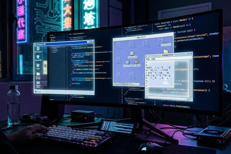 Recoder 8 vieux OS en HTML pour les relancer instantanément