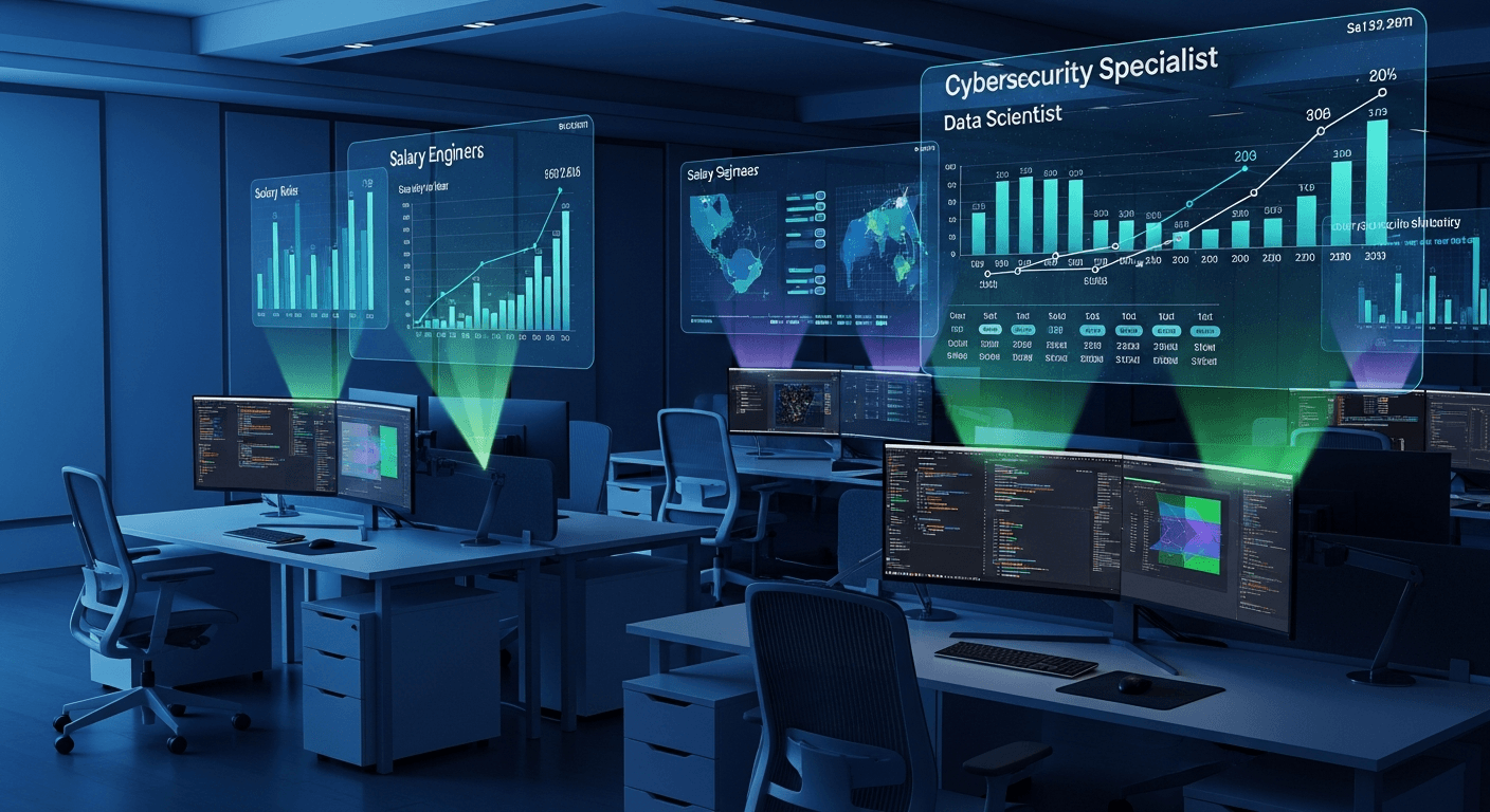 Salaires informatique & digital : tendances 2026